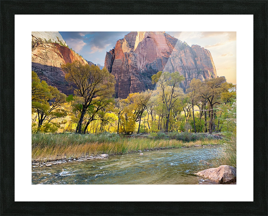 Fall in Zion Picture Frame print