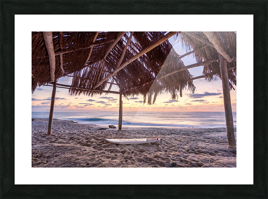 Under the shack Picture Frame print