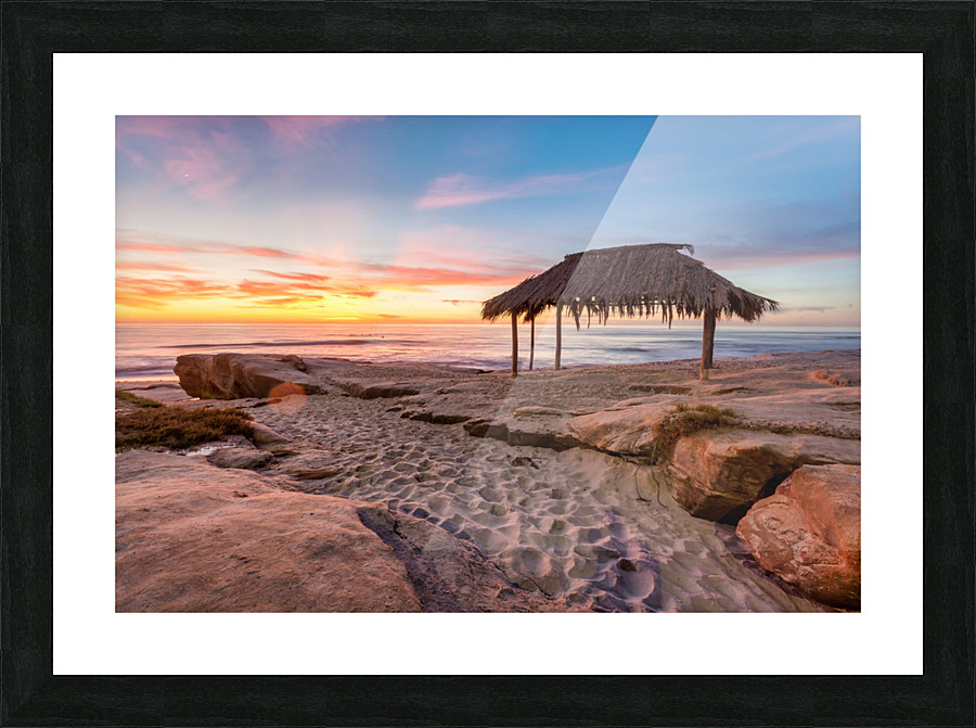 The schack Picture Frame print