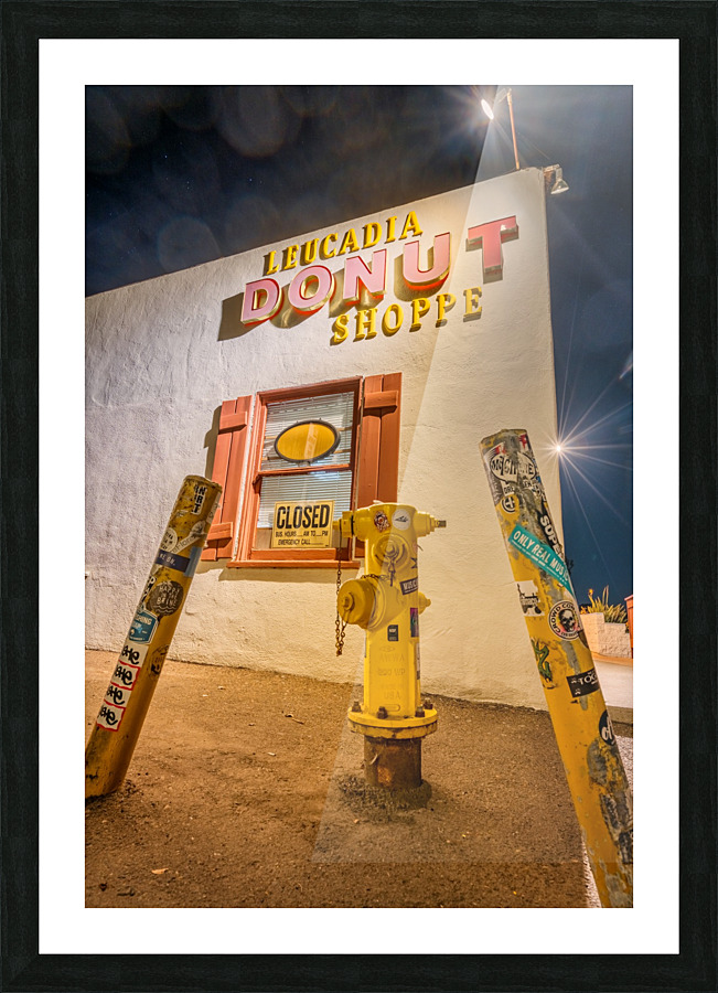 Donut Shoppe  Encinitas Picture Frame print