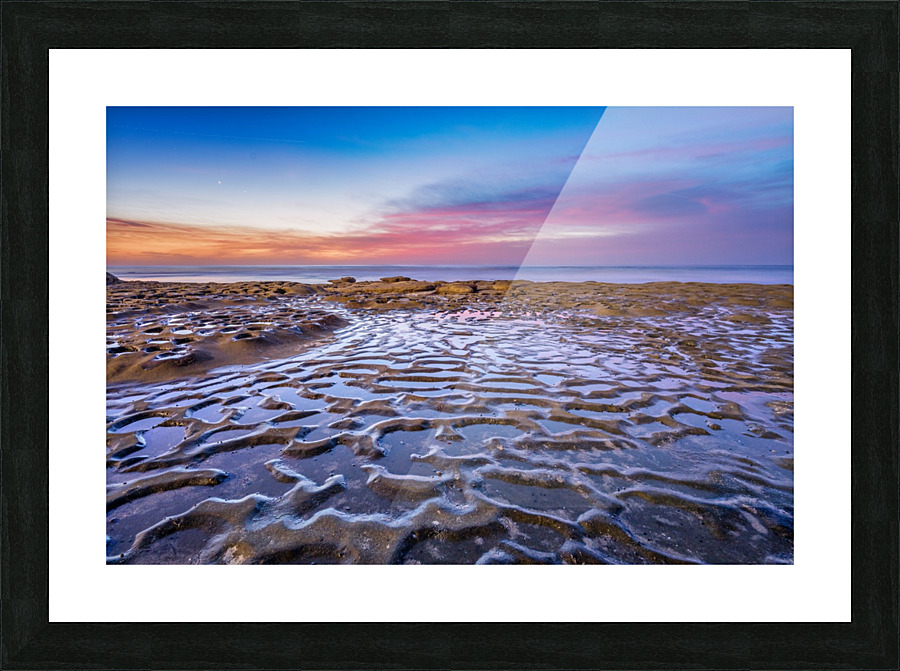 Colorful twilight Picture Frame print