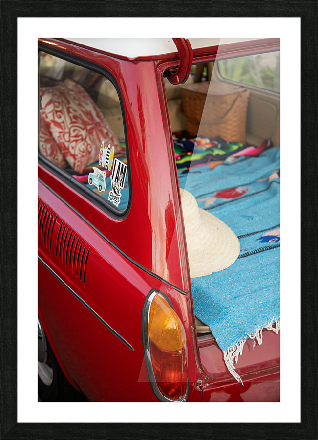 vw surfer wagon Picture Frame print