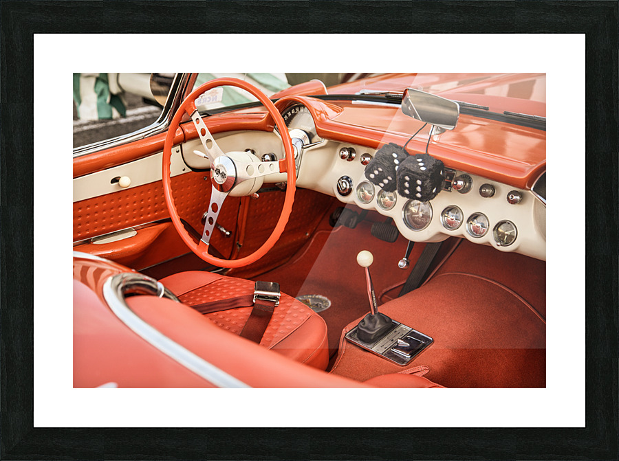chevy corvette 1962 Picture Frame print