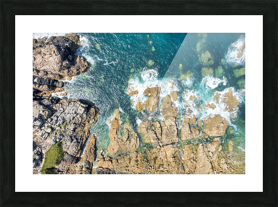 Le gouffre Picture Frame print