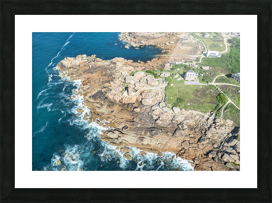 Ploumanach lighthouse Picture Frame print