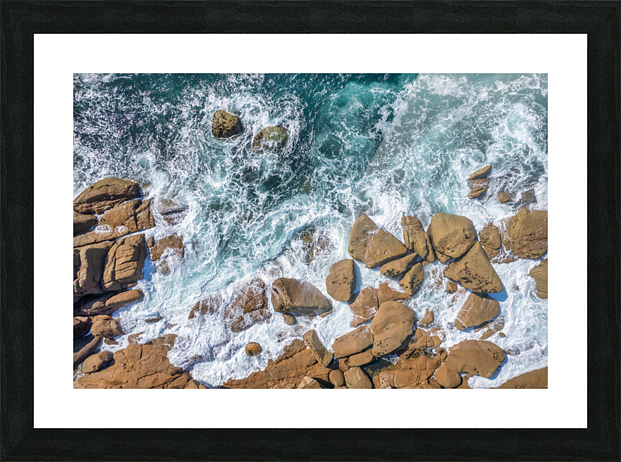 Rocks at Ploumanach Picture Frame print