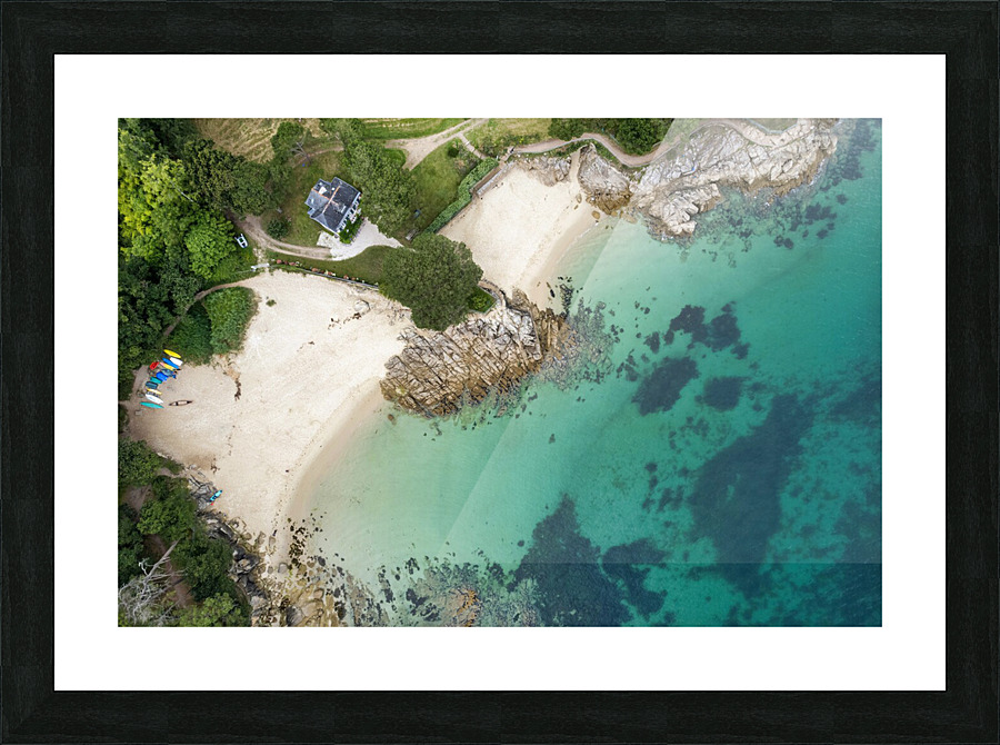 Plage de Bot Conan Picture Frame print