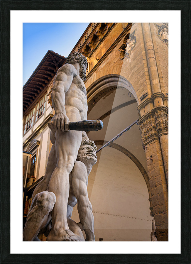 Statue Florence Picture Frame print