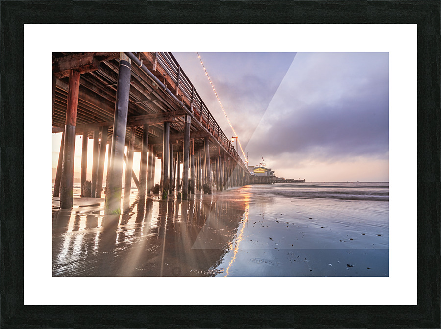 Santa Barbara Pier Picture Frame print