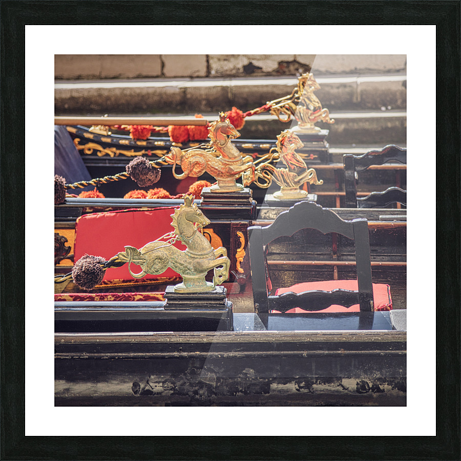 Gondolas details  Picture Frame print