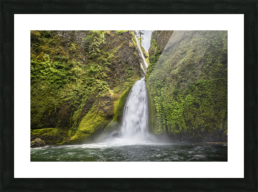 Wahclella Falls Picture Frame print