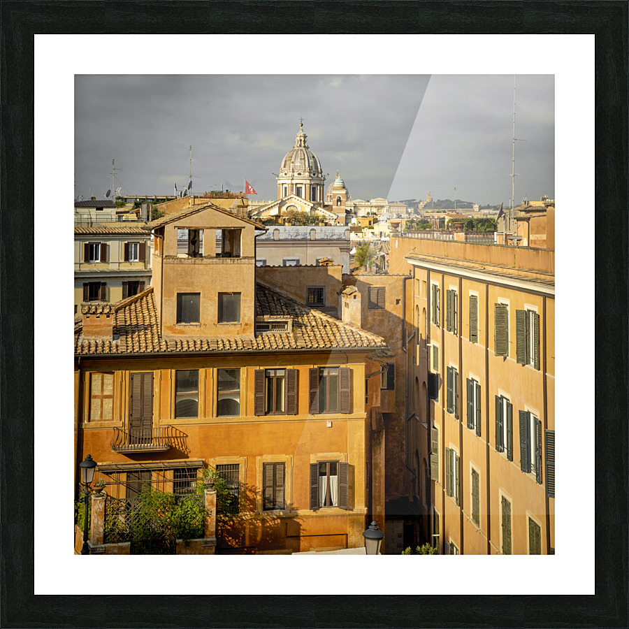 rooftops in Rome Picture Frame print
