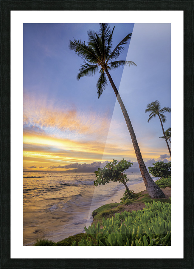 Kaanapili sunset Picture Frame print