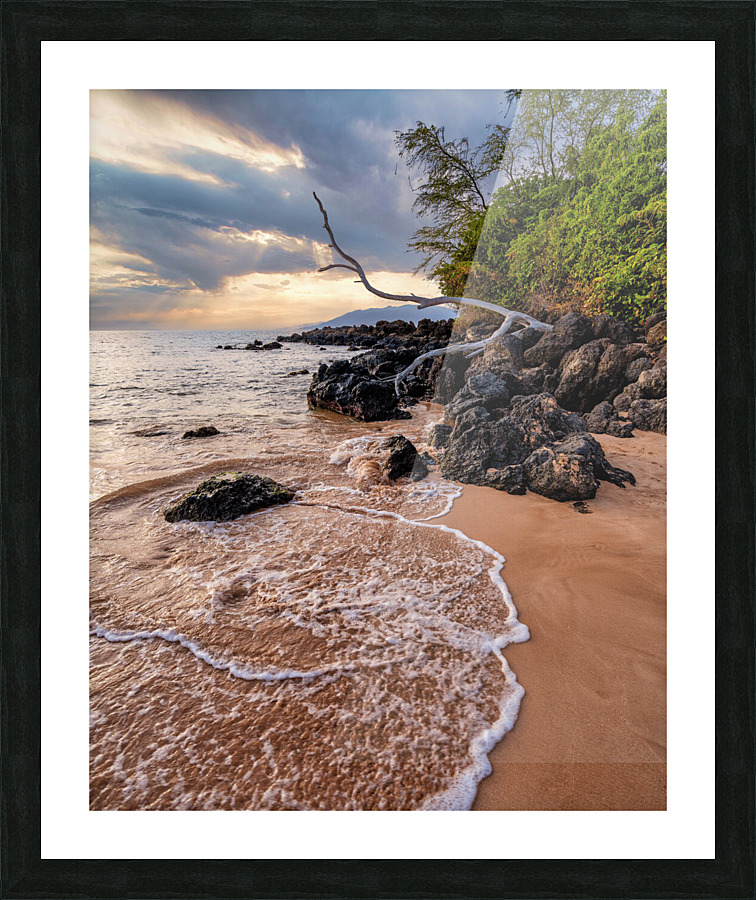 maluaka beach Picture Frame print