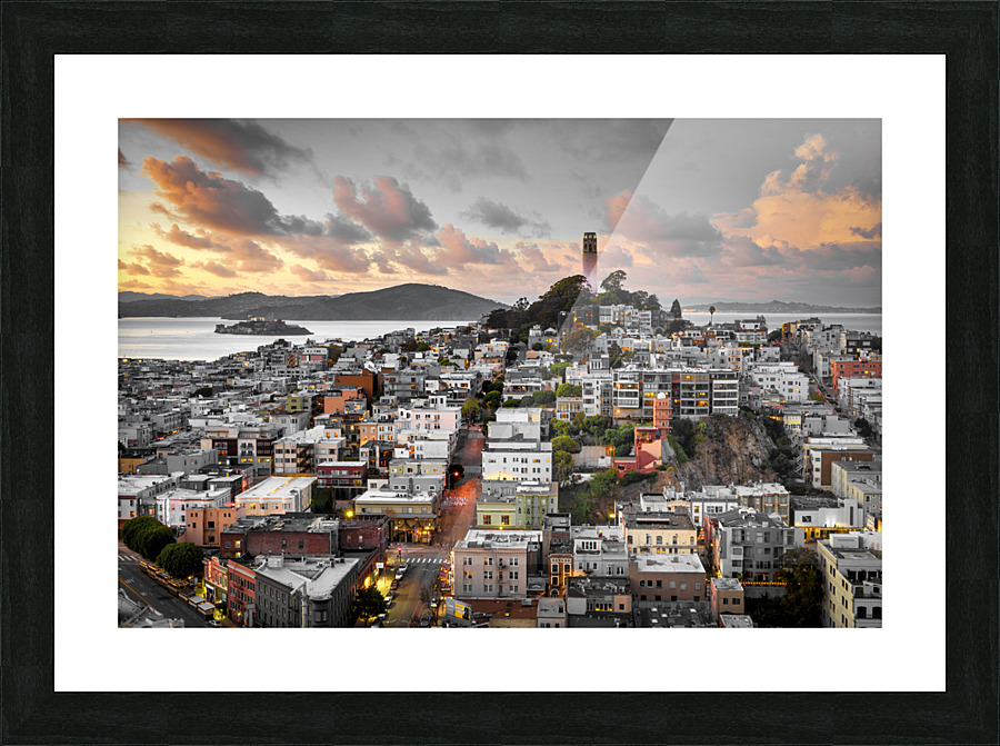 Coit tower Picture Frame print