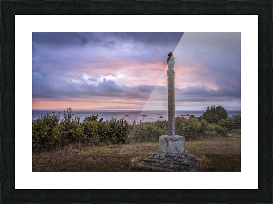 The widows cross Picture Frame print