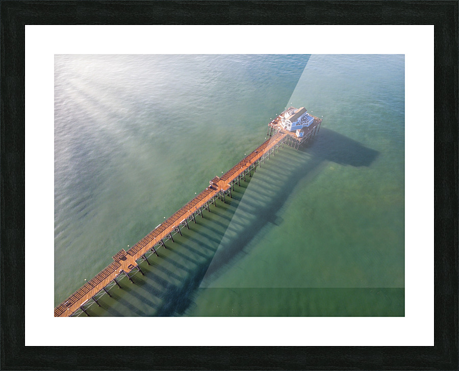 Oceanside pier Picture Frame print