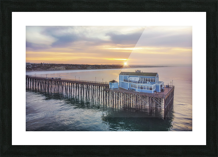Oceanside sunrise Picture Frame print