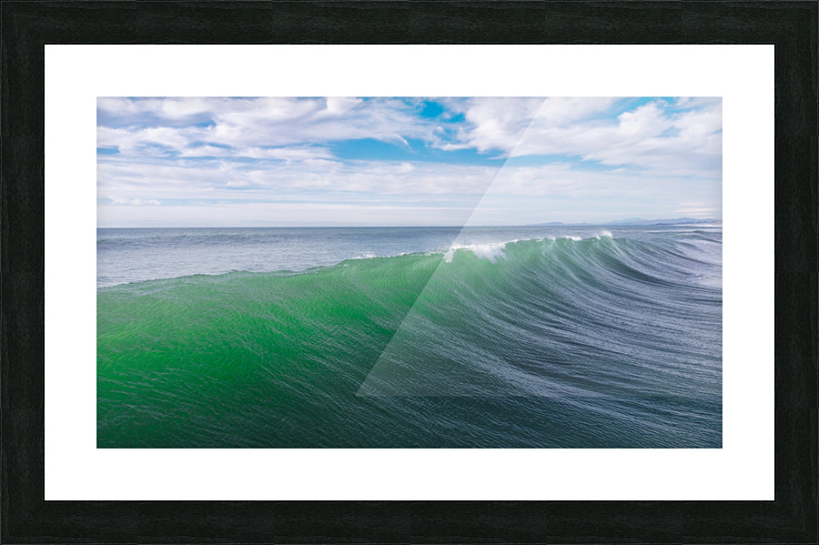 Just a wave Picture Frame print