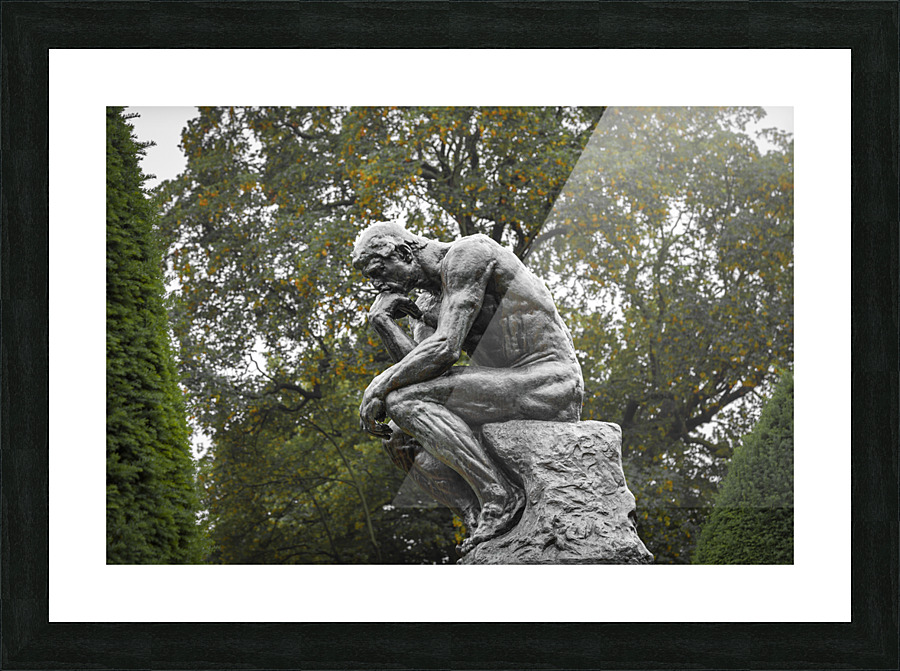 Thinking Picture Frame print