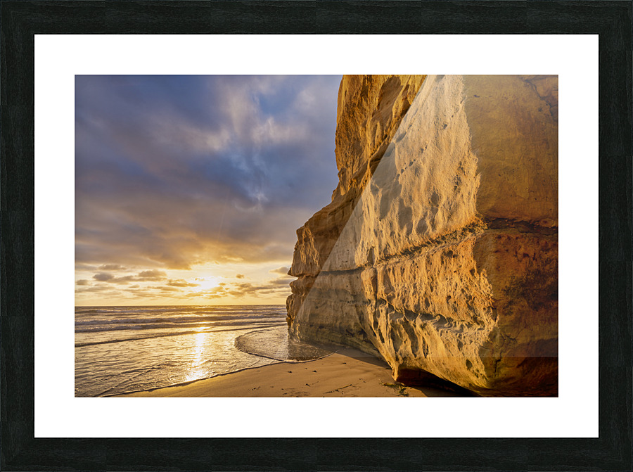 Solana cliffs Picture Frame print