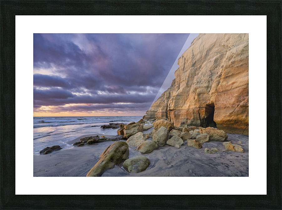 solana beach  Picture Frame print
