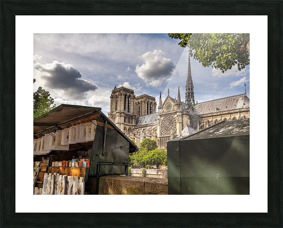 Notre Dame Picture Frame print