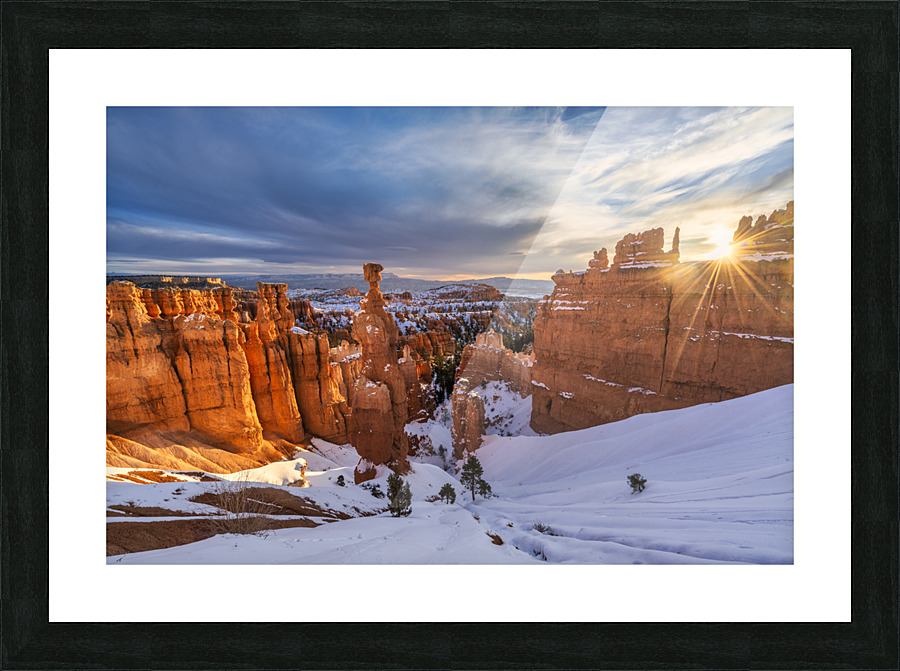 Bryce sunrise Picture Frame print