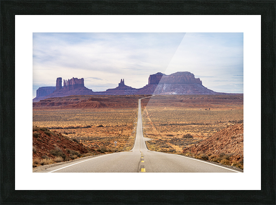 Forrest gump point Picture Frame print