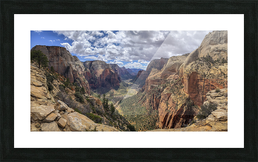 From Angels landing Picture Frame print