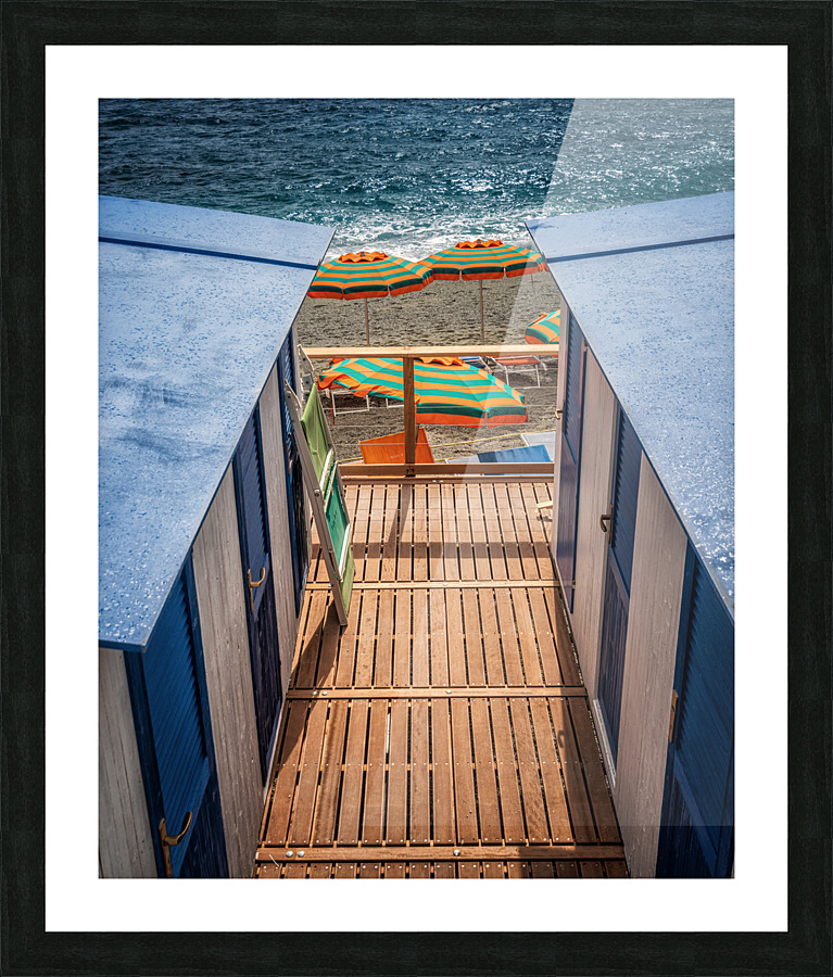 Cinque terre beach Picture Frame print