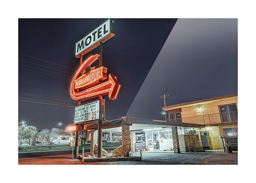 On Route 66 Picture Frame print