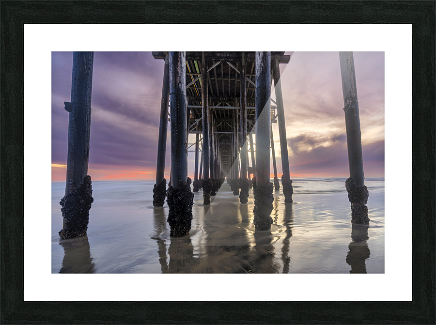 the pier  oceanside Picture Frame print
