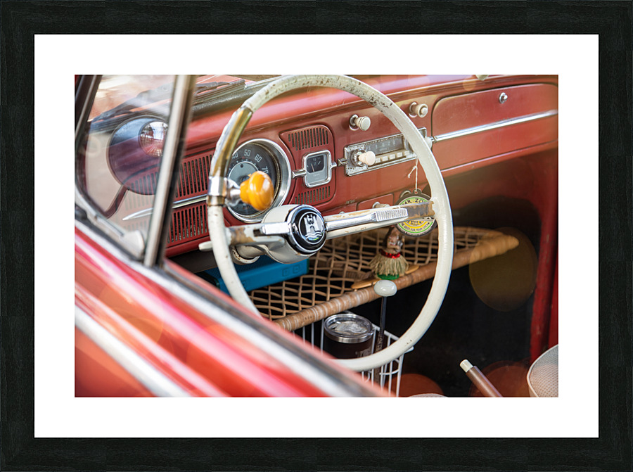 Vw beetle Picture Frame print