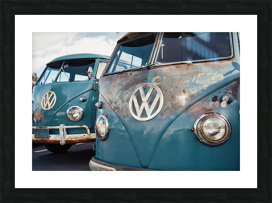 old Vw t1 Picture Frame print