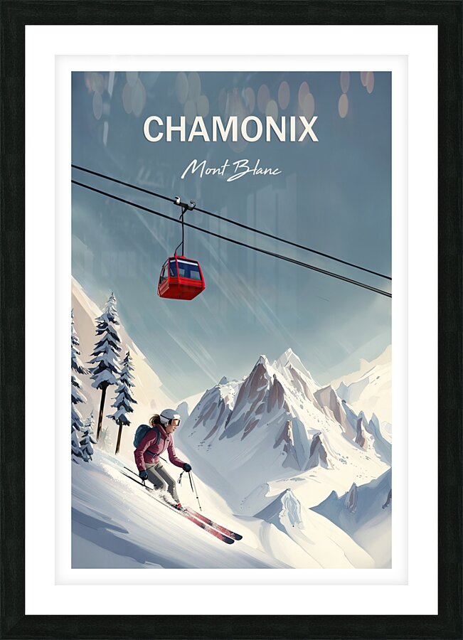 chamonixf Picture Frame print