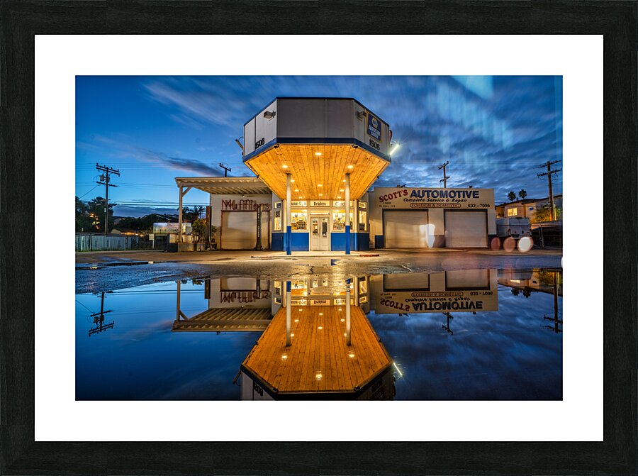 Encinitas 101 Scotts Picture Frame print