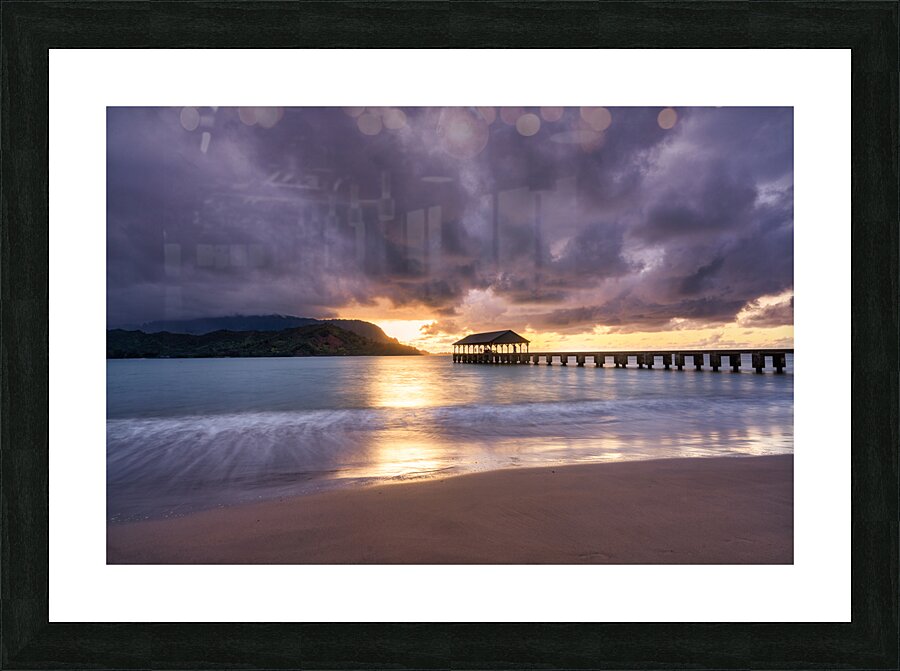 hanalei bay Picture Frame print
