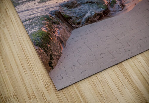 La Jolla orange sunset Yves COUTURIER puzzle