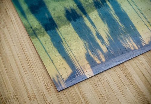 palm tree shadows Yves COUTURIER puzzle