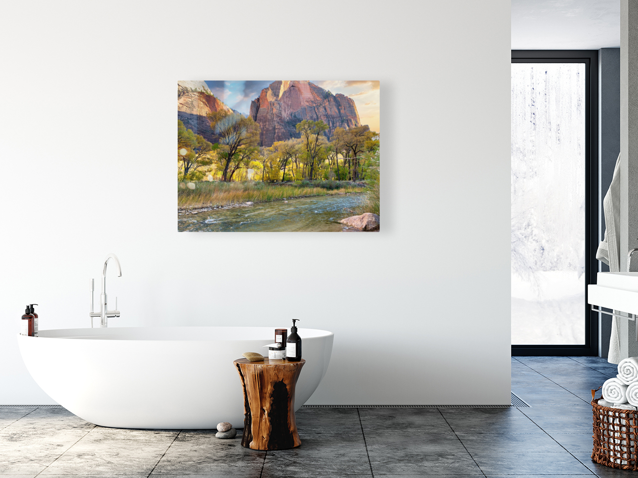 Fall in Zion Reproduction