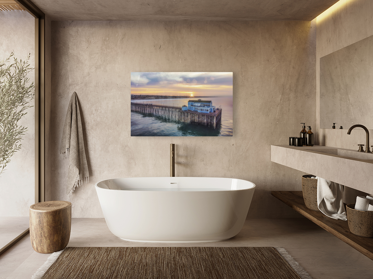 Oceanside sunrise Reproduction