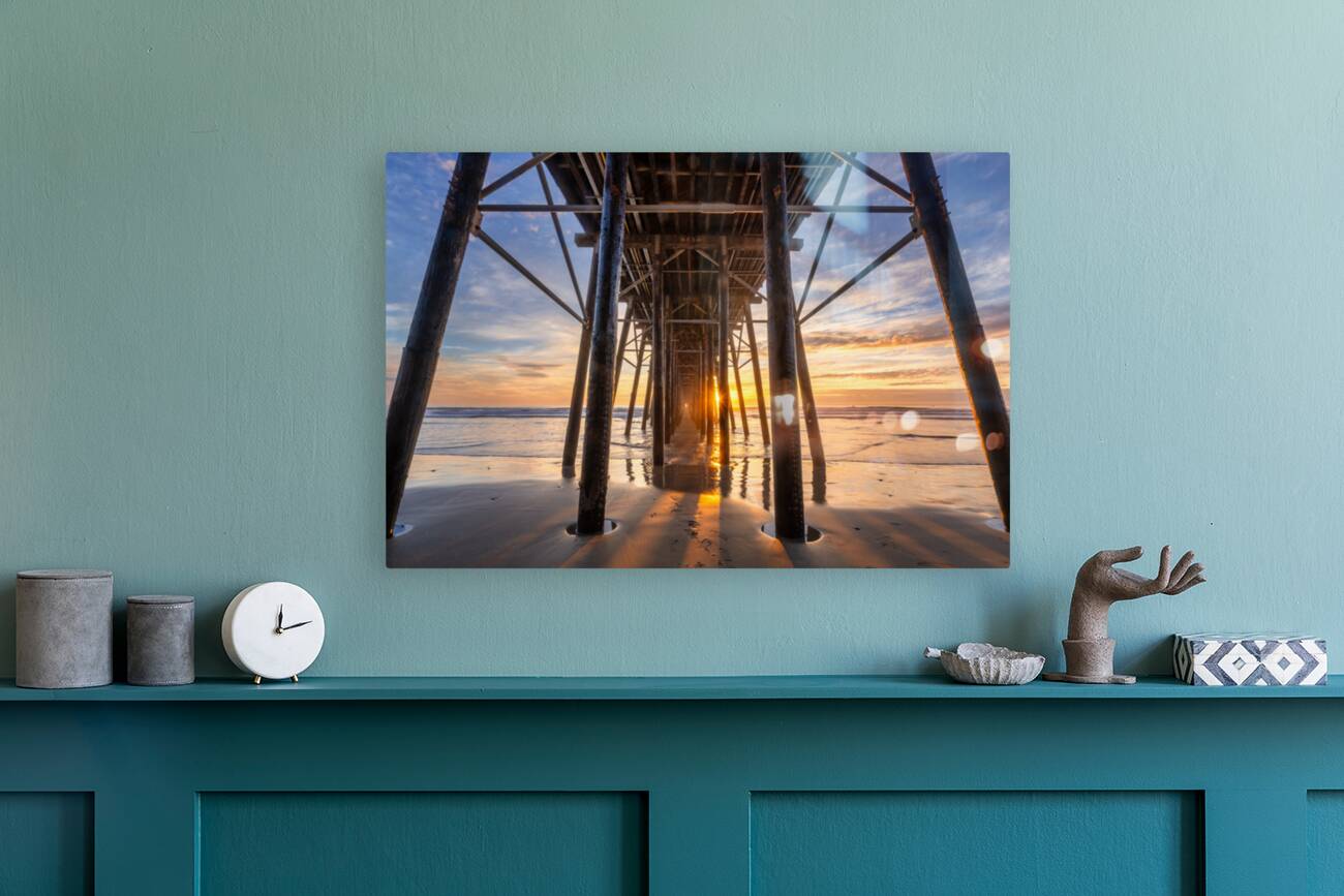 Under the pier  Oceanside Reproduction