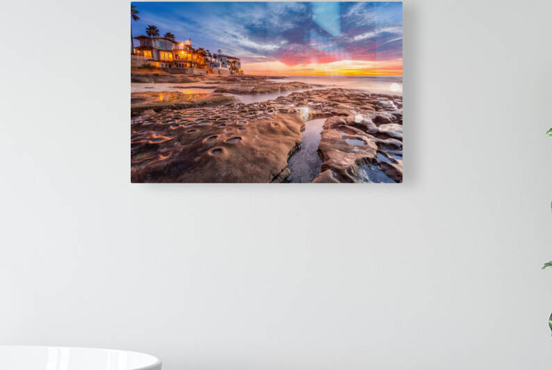 Hospital reef potholes La Jolla by Yves COUTURIER