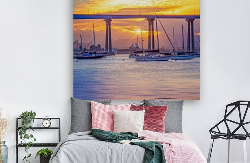 Sunrise at Coronado Bridge by Yves COUTURIER