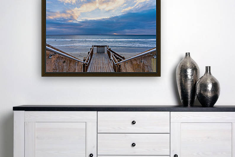 steps to the beach by Yves COUTURIER