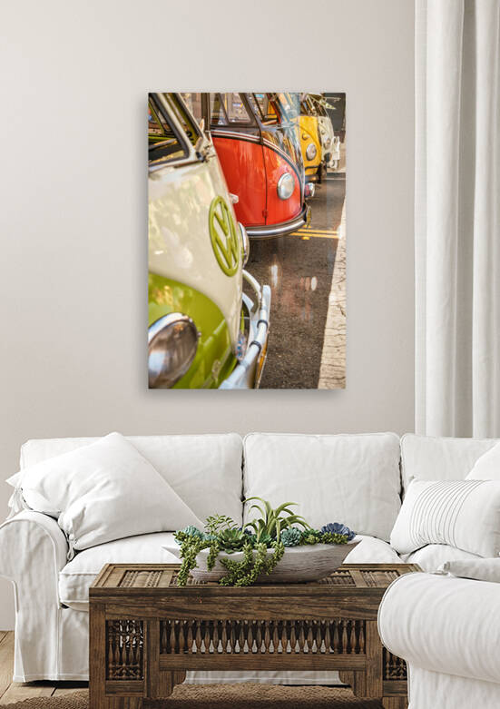 vintage vw bus  by Yves COUTURIER