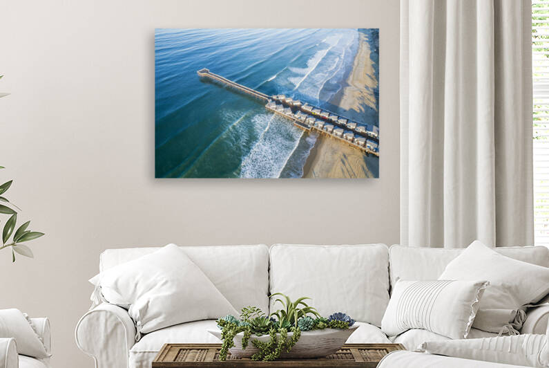 Mission beach pier Reproduction
