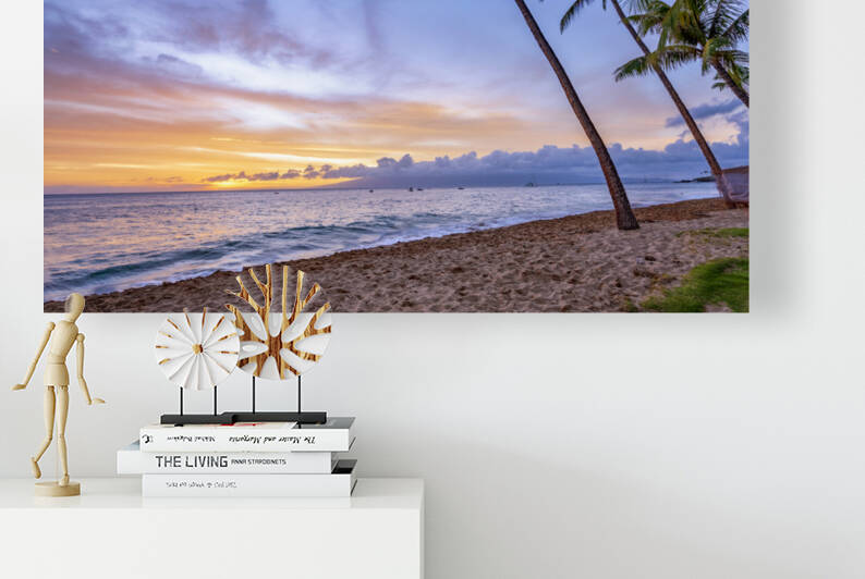 kaanapili sunset Reproduction