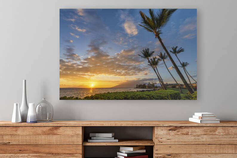 Sunset in kihei by Yves COUTURIER